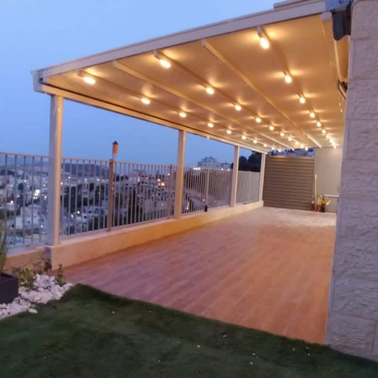 פרגולה חשמלית למרפסת